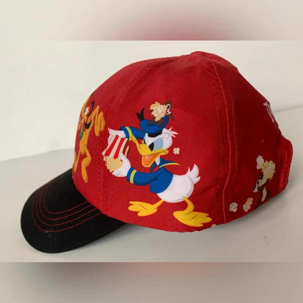 DISNEYLAND RESORT DISNEY PARKS MICKEY MOUSE PLUTO INFANT RED AND BLACK CAP HAT